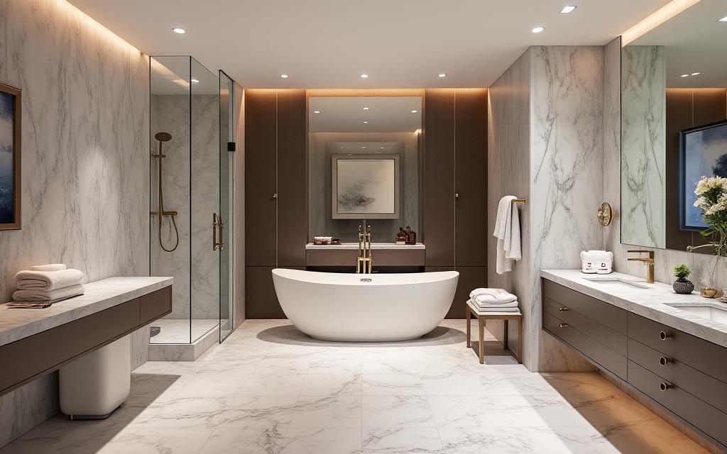 Luksus baderomsrenovering og modernisering